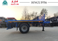 One Axle Flatbed Trailer With Front Wall One-Axle Full Trailer Draw Trailer
